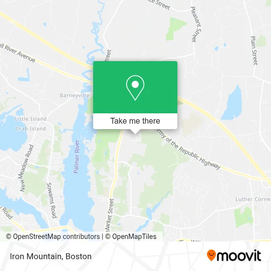 Iron Mountain map