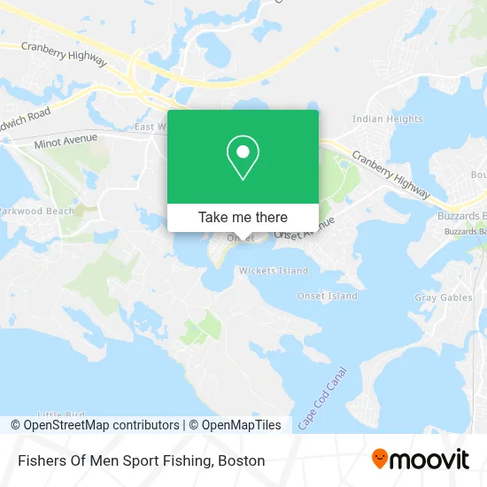 Fishers Of Men Sport Fishing map