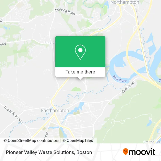 Pioneer Valley Waste Solutions map