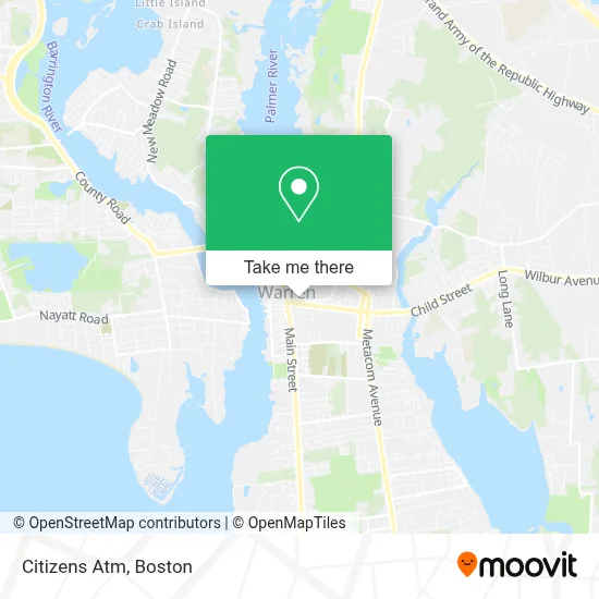 Citizens Atm map
