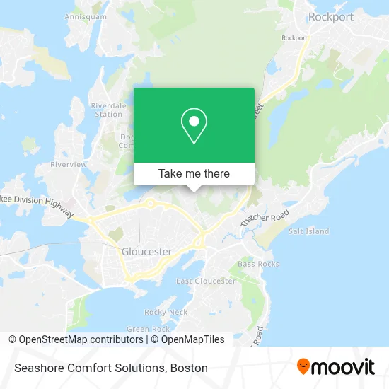 Seashore Comfort Solutions map