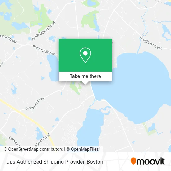 Ups Authorized Shipping Provider map