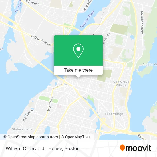 William C. Davol Jr. House map