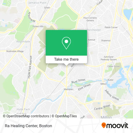 Ra Healing Center map