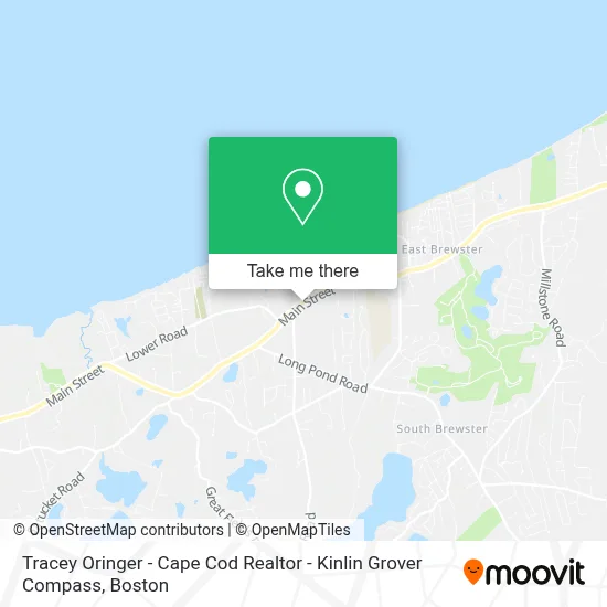 Tracey Oringer - Cape Cod Realtor - Kinlin Grover Compass map