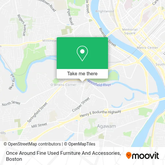 Once Around Fine Used Furniture And Accessories map