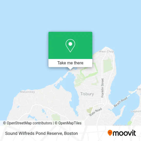 Sound Wilfreds Pond Reserve map