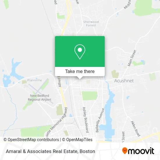 Amaral & Associates Real Estate map