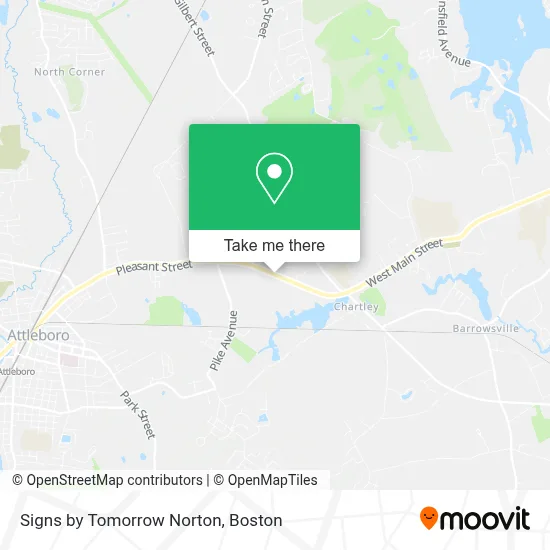 Signs by Tomorrow Norton map