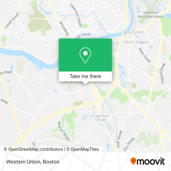 Western Union map