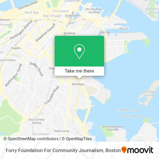 Forry Foundation For Community Journalism map