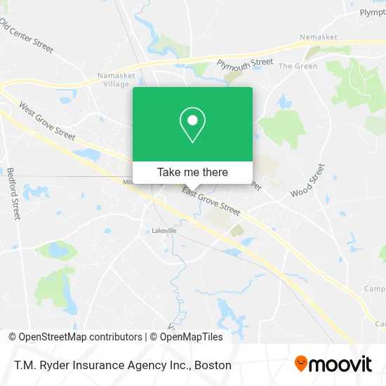 T.M. Ryder Insurance Agency Inc. map