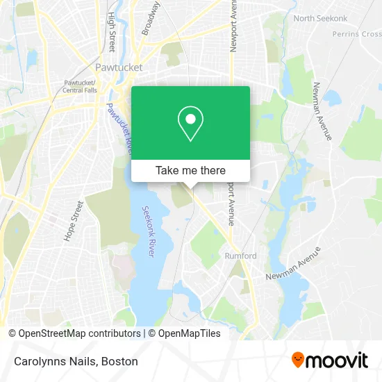 Carolynns Nails map
