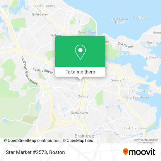 Star Market #2573 map