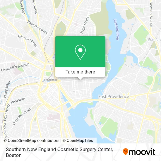 Southern New England Cosmetic Surgery Center map