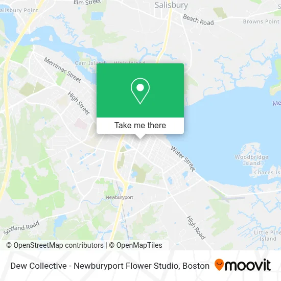 Dew Collective - Newburyport Flower Studio map