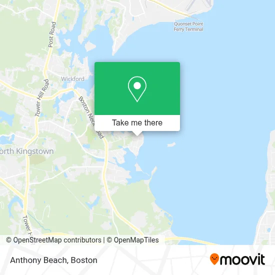 Anthony Beach map