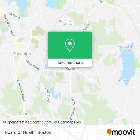 Board Of Health map