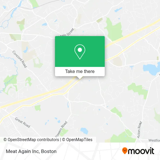 Meat Again Inc map