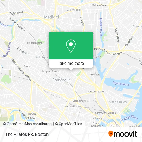 The Pilates Rx map