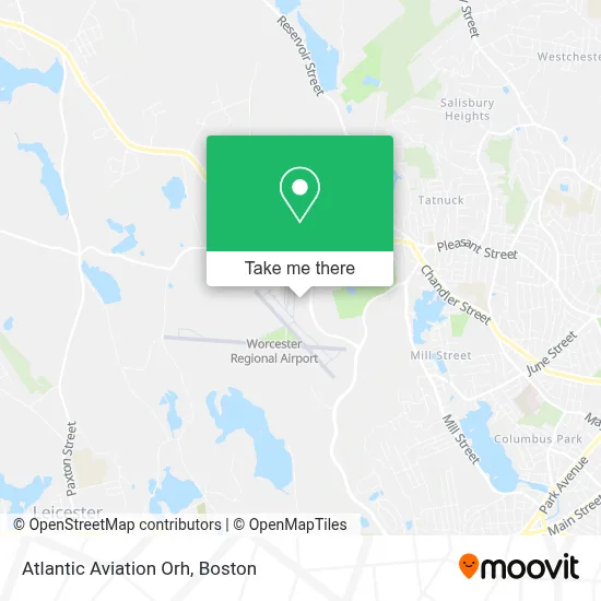 Atlantic Aviation Orh map
