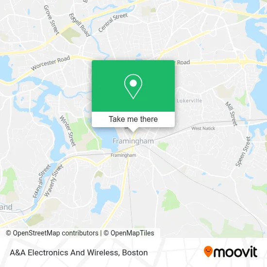 A&A Electronics And Wireless map