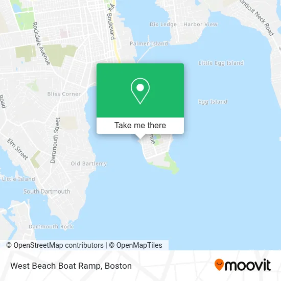 West Beach Boat Ramp map