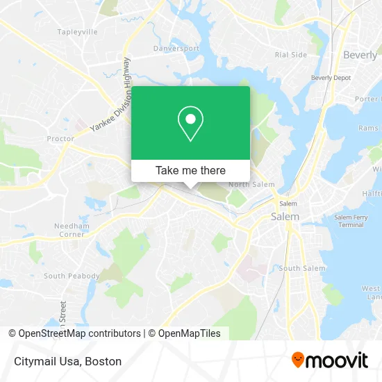 Citymail Usa map