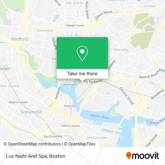 Lux Nails And Spa map