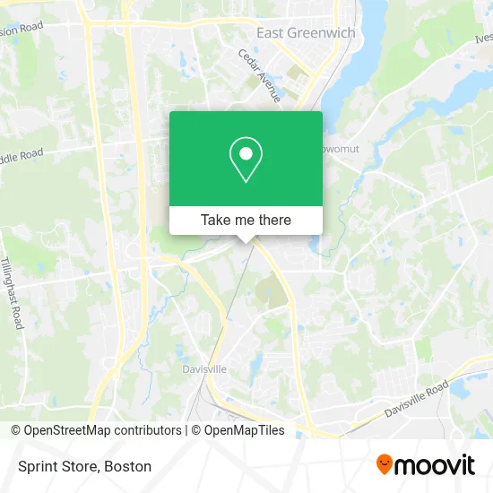 Sprint Store map