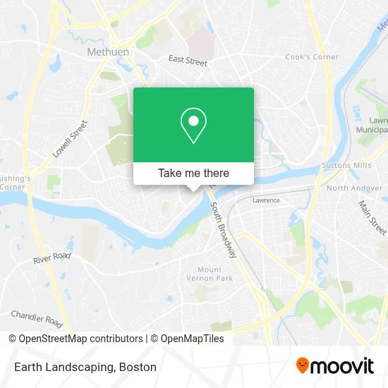 Earth Landscaping map