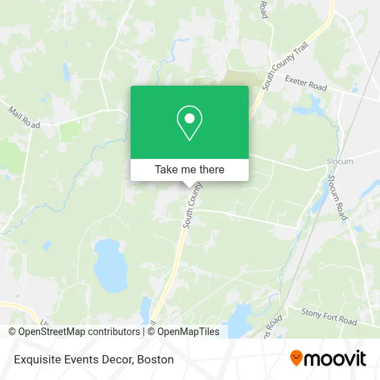 Exquisite Events Decor map