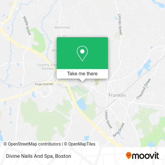 Divine Nails And Spa map