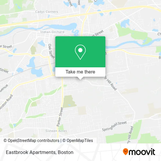 Eastbrook Apartments map