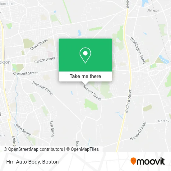 Hm Auto Body map
