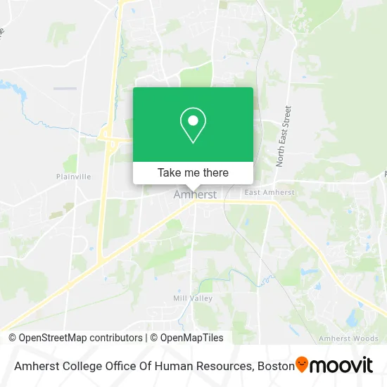 Amherst College Office Of Human Resources map