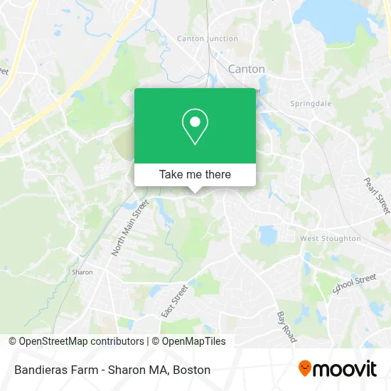Bandieras Farm - Sharon MA map