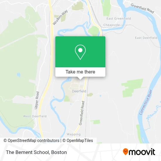 The Bement School map