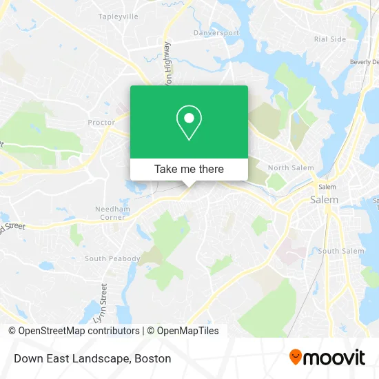 Down East Landscape map