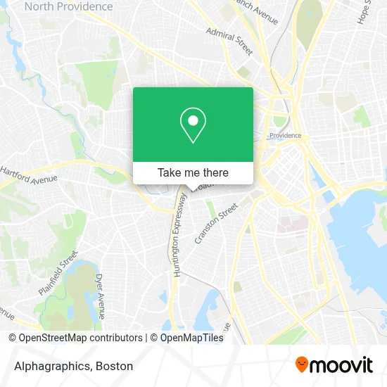 Alphagraphics map