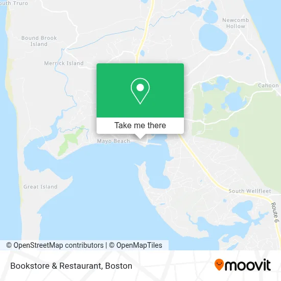Bookstore & Restaurant map