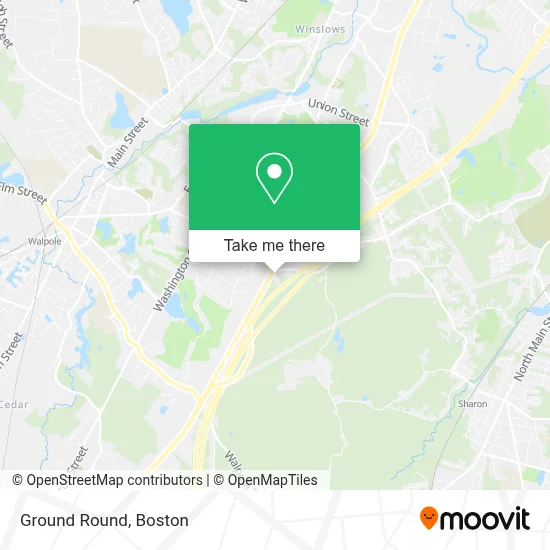 Ground Round map