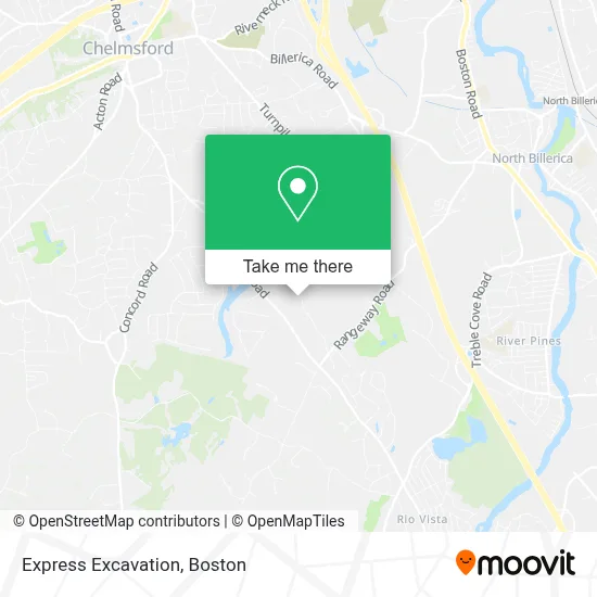 Express Excavation map
