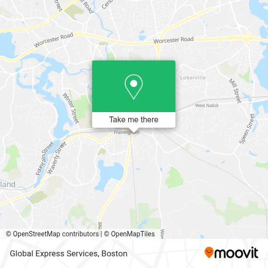 Global Express Services map