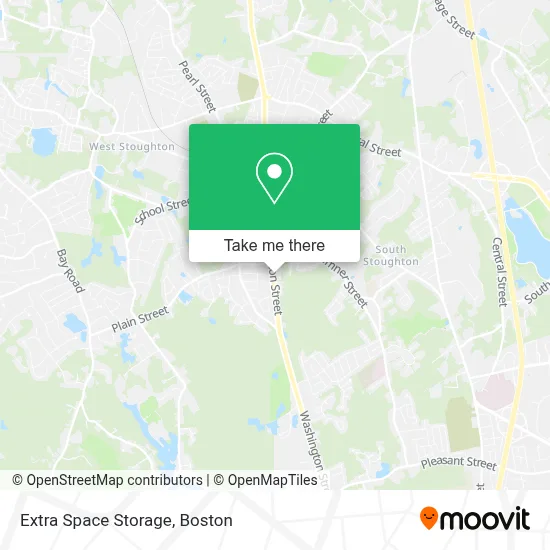 Extra Space Storage map
