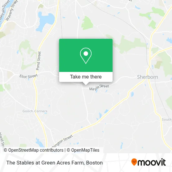 The Stables at Green Acres Farm map