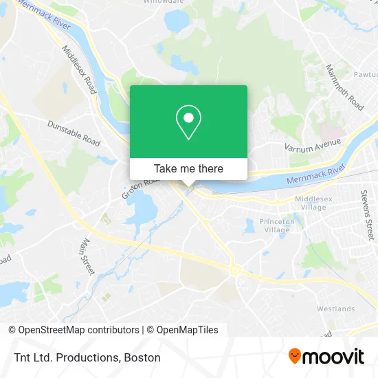 Tnt Ltd. Productions map