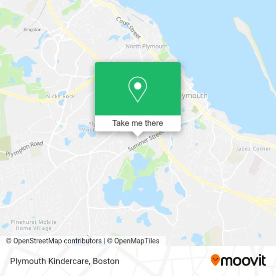 Plymouth Kindercare map