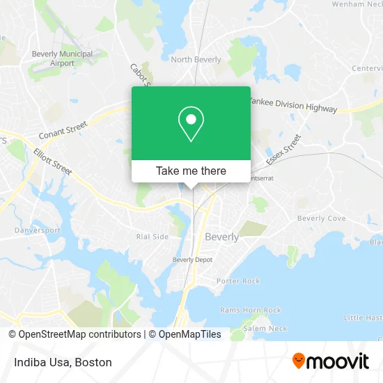 Indiba Usa map