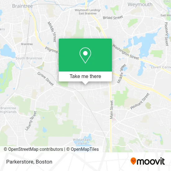 Parkerstore map